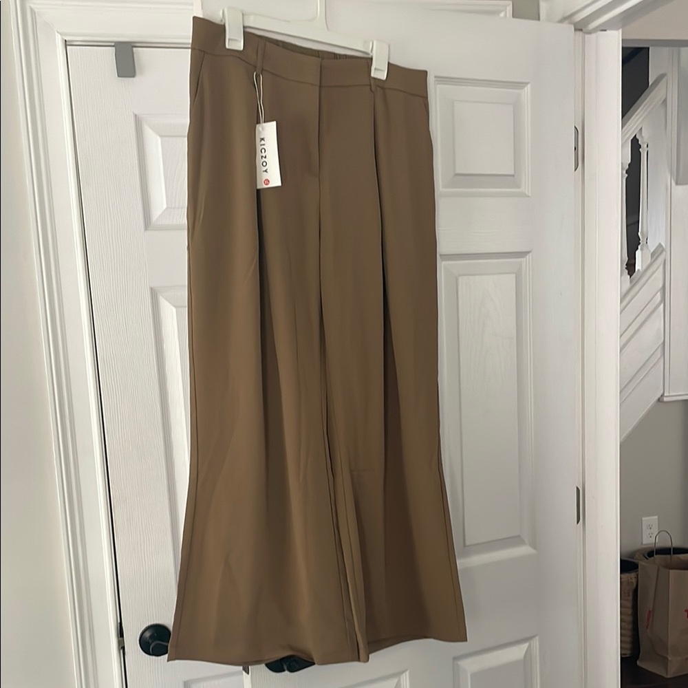 Brown Women's Tailored Pants